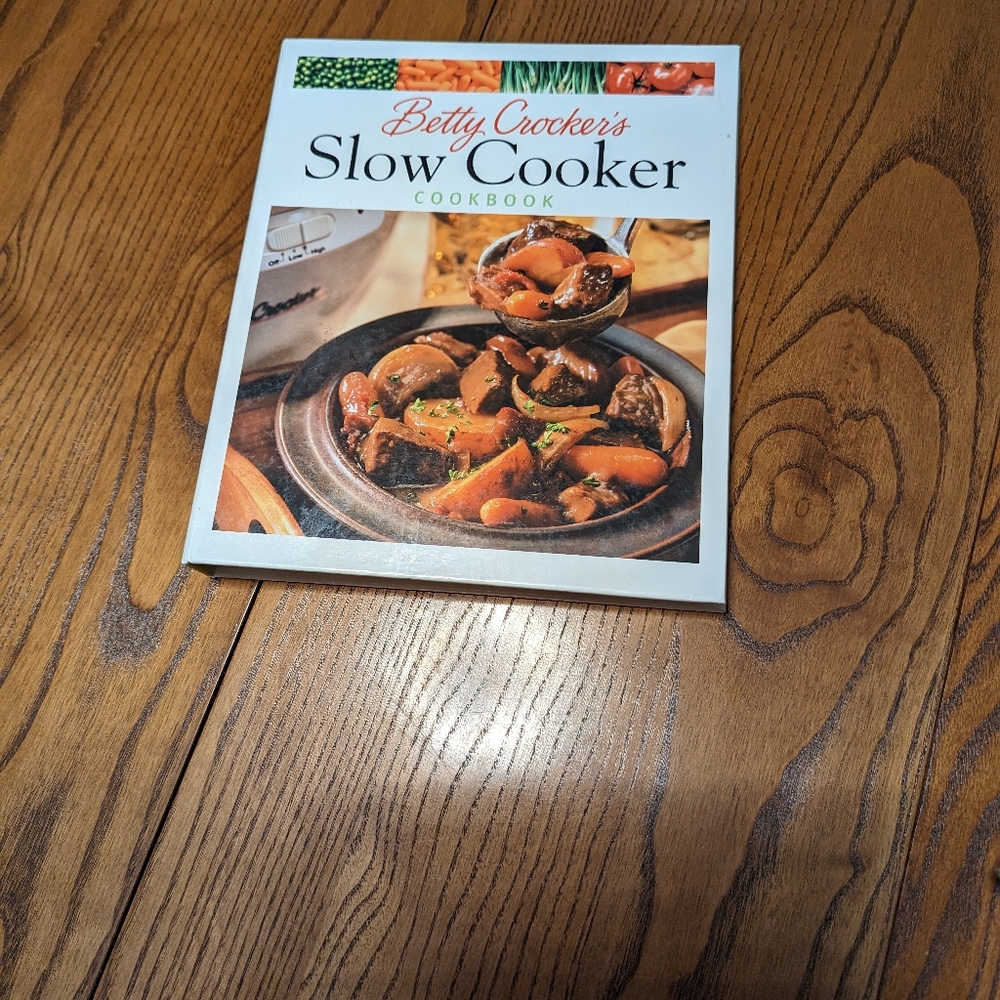 3/$30.  Betty Crocker slow cooker Cook book